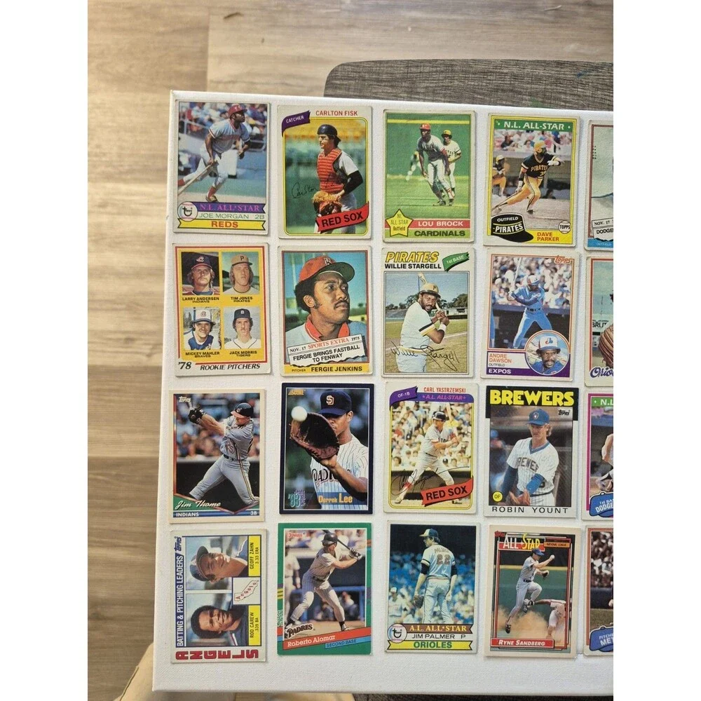 1970s Topps Vintage HOF Baseball Card Lot of (122) ALL CARDS HOF Ryan Brett Fisk